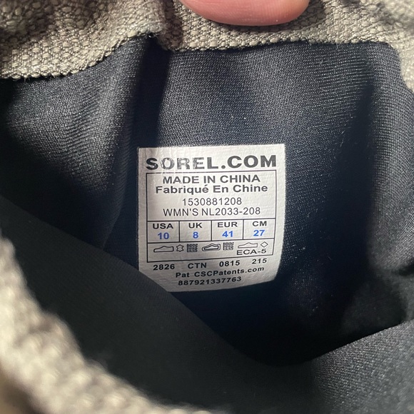 Sorel Conquest Carly Il WP Winter Duck Boots Brown Tan Size 10 - Picture 9 of 11